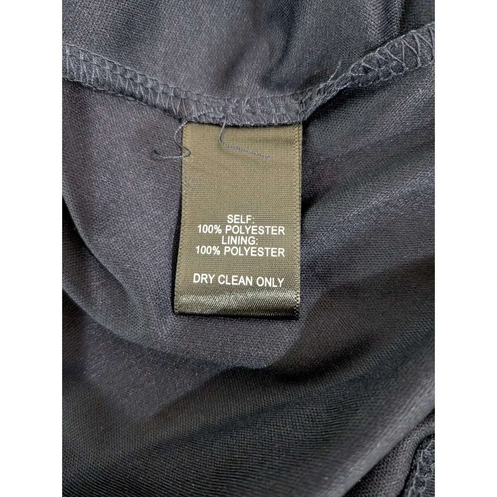 NWT Lulus Depths of My Love Navy Maxi Dress XL V Neck Cross back Formal Prom - Picture 13 of 14